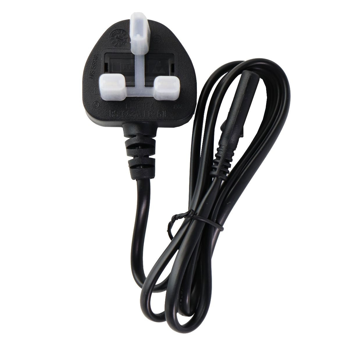 Linetek BS-1363/A Power Supply Cable (UK Style Wall Plug) - Black Computer Parts - Power Supplies Linetek - Simple Cell Bulk Wholesale Pricing - USA Seller