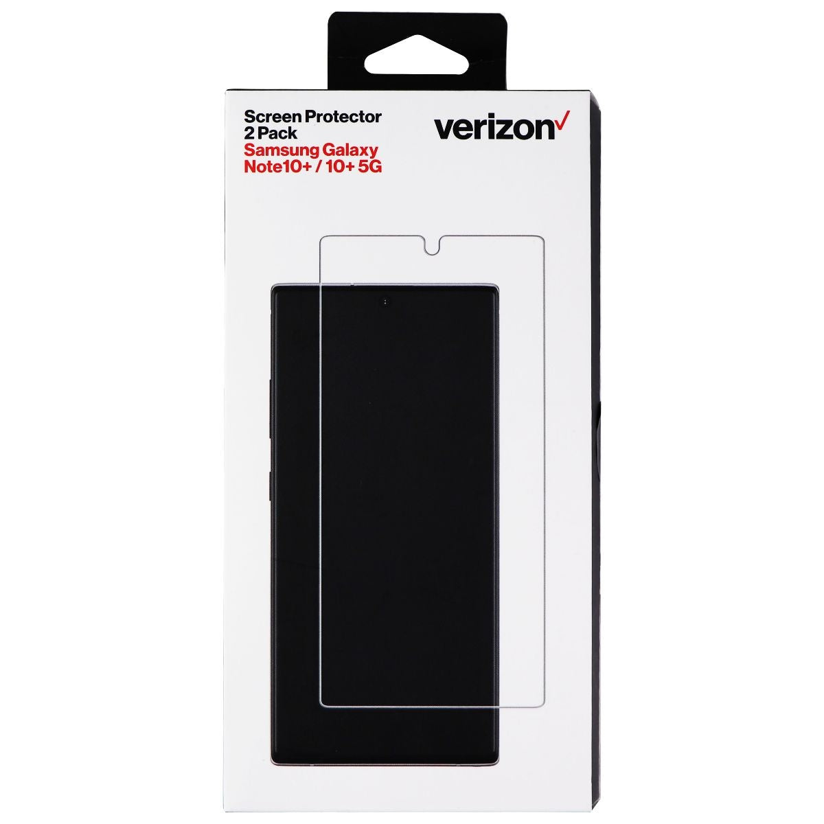 Verizon Screen Protector (2-Pack) for Samsung Galaxy (Note10+) - Clear Cell Phone - Screen Protectors Verizon - Simple Cell Bulk Wholesale Pricing - USA Seller