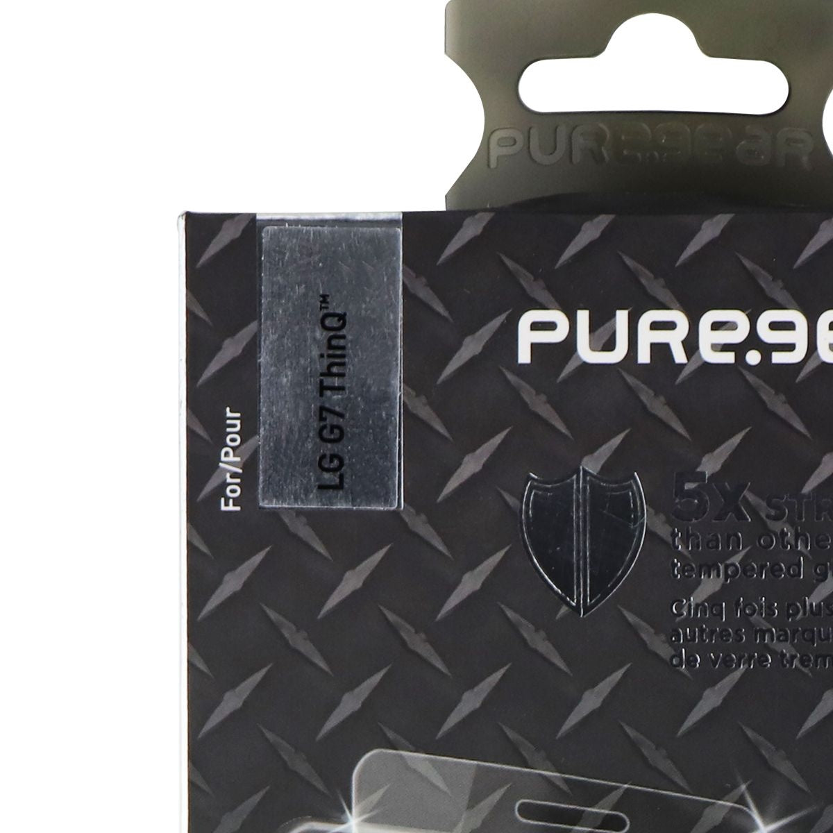 PureGear Steel 360 Series Tempered Glass for LG G7 ThinQ - Clear Cell Phone - Screen Protectors PureGear - Simple Cell Bulk Wholesale Pricing - USA Seller