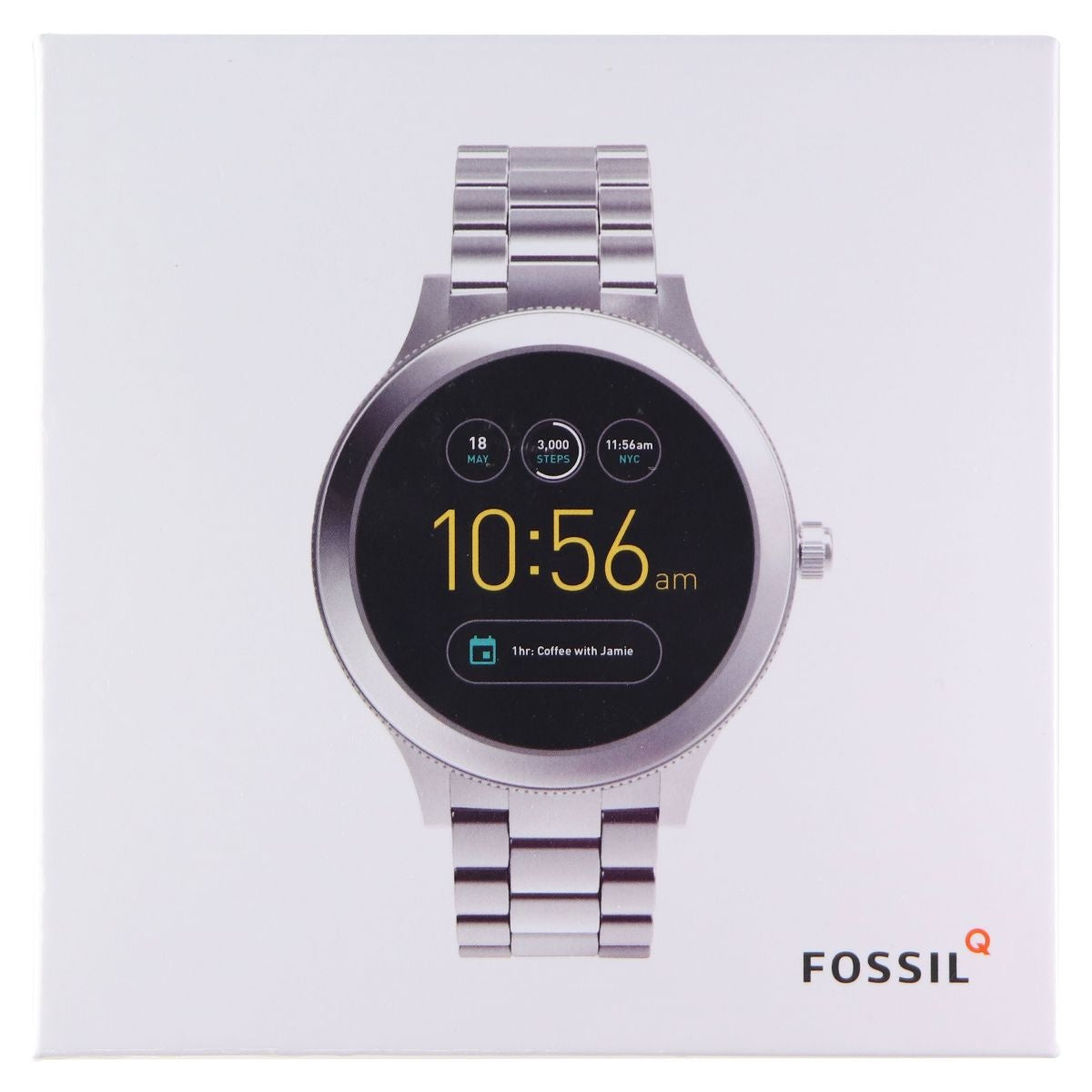 Fossil Q Venture (Gen 3) Stainless Steel Smartwatch - Silver (FTW6003) GRADE A Smart Watches Fossil - Simple Cell Bulk Wholesale Pricing - USA Seller