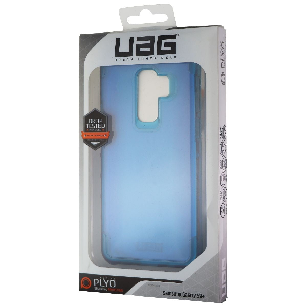 UAG Plyo Series Protective Case Cover for Samsung Galaxy (S9+) - Glacier Blue Cell Phone - Cases, Covers & Skins Urban Armor Gear - Simple Cell Bulk Wholesale Pricing - USA Seller