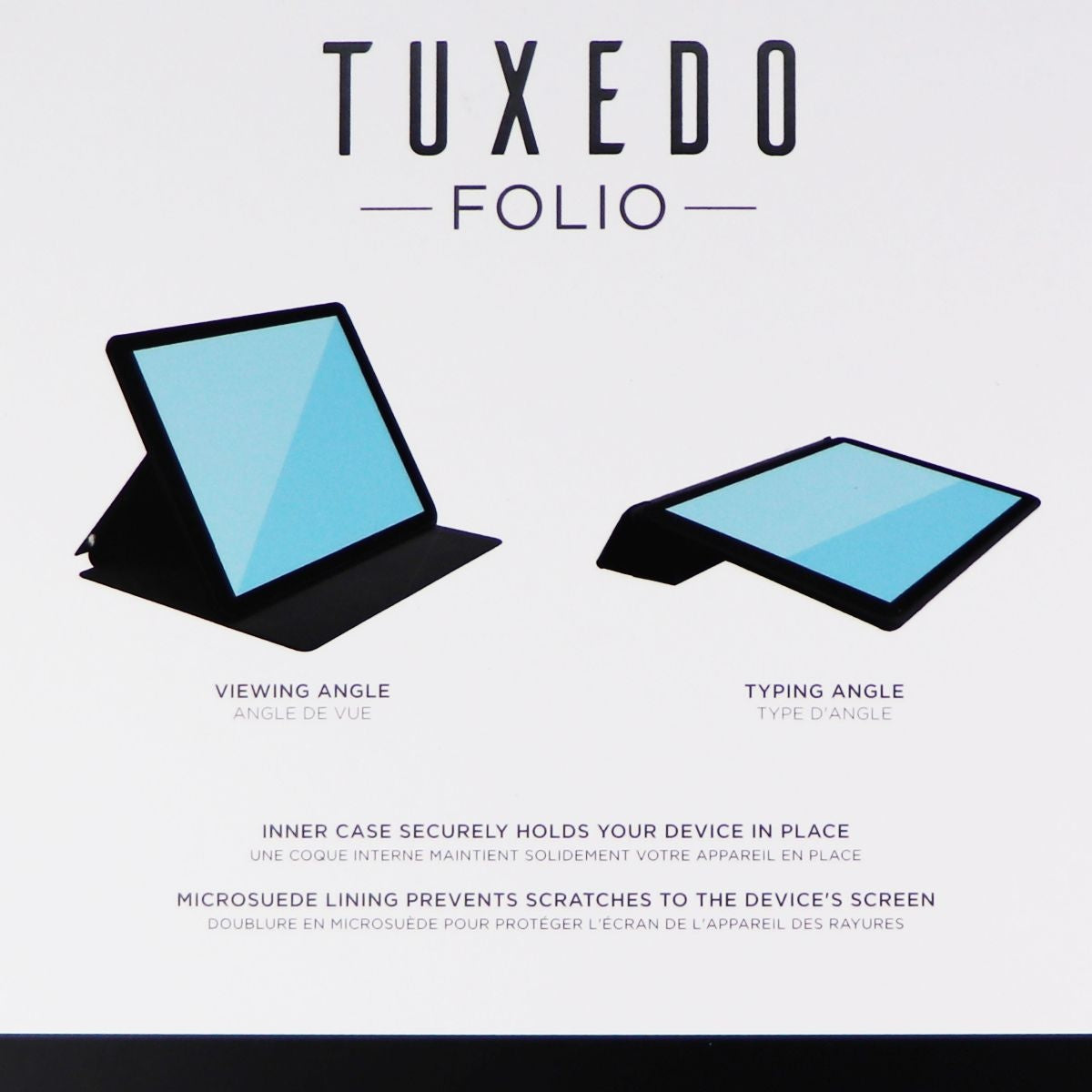 Case-Mate Tuxedo Folio Series Case for Apple iPad 10.2 (7th Gen) - Black iPad/Tablet Accessories - Cases, Covers, Keyboard Folios Case-Mate - Simple Cell Bulk Wholesale Pricing - USA Seller