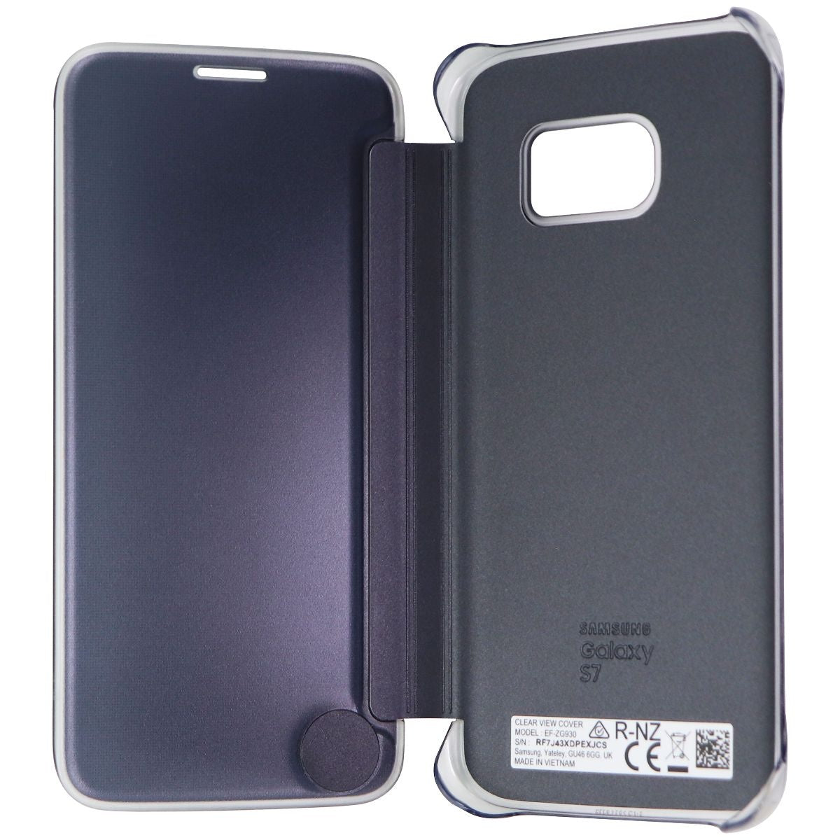 Samsung Clear View Cover Case for Samsung Galaxy S7 - Black Cell Phone - Cases, Covers & Skins Samsung - Simple Cell Bulk Wholesale Pricing - USA Seller