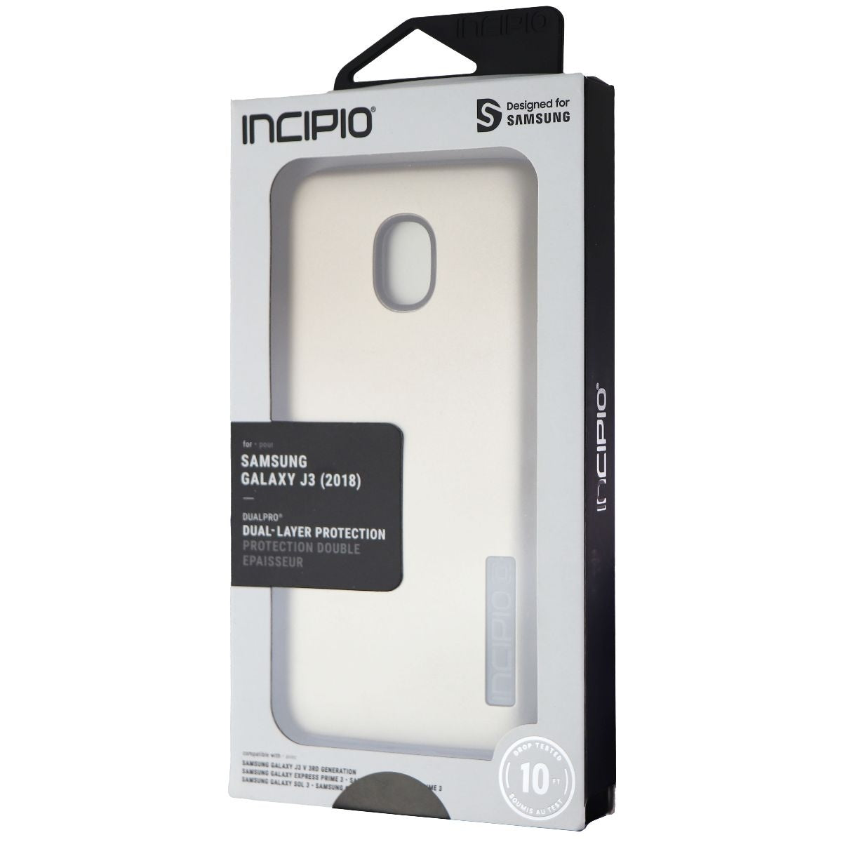 Incipio DualPro Series Dual Layer Case for Samsung Galaxy J3 (2018) - Gold/Gray Cell Phone - Cases, Covers & Skins Incipio - Simple Cell Bulk Wholesale Pricing - USA Seller