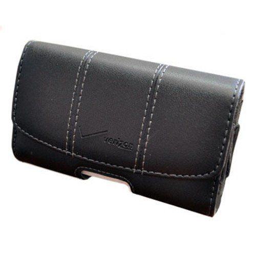 Verizon Universal Leather Pouch with Rotating Clip - Black (UNIPDASDPCH3) Cell Phone - Cases, Covers & Skins Verizon - Simple Cell Bulk Wholesale Pricing - USA Seller