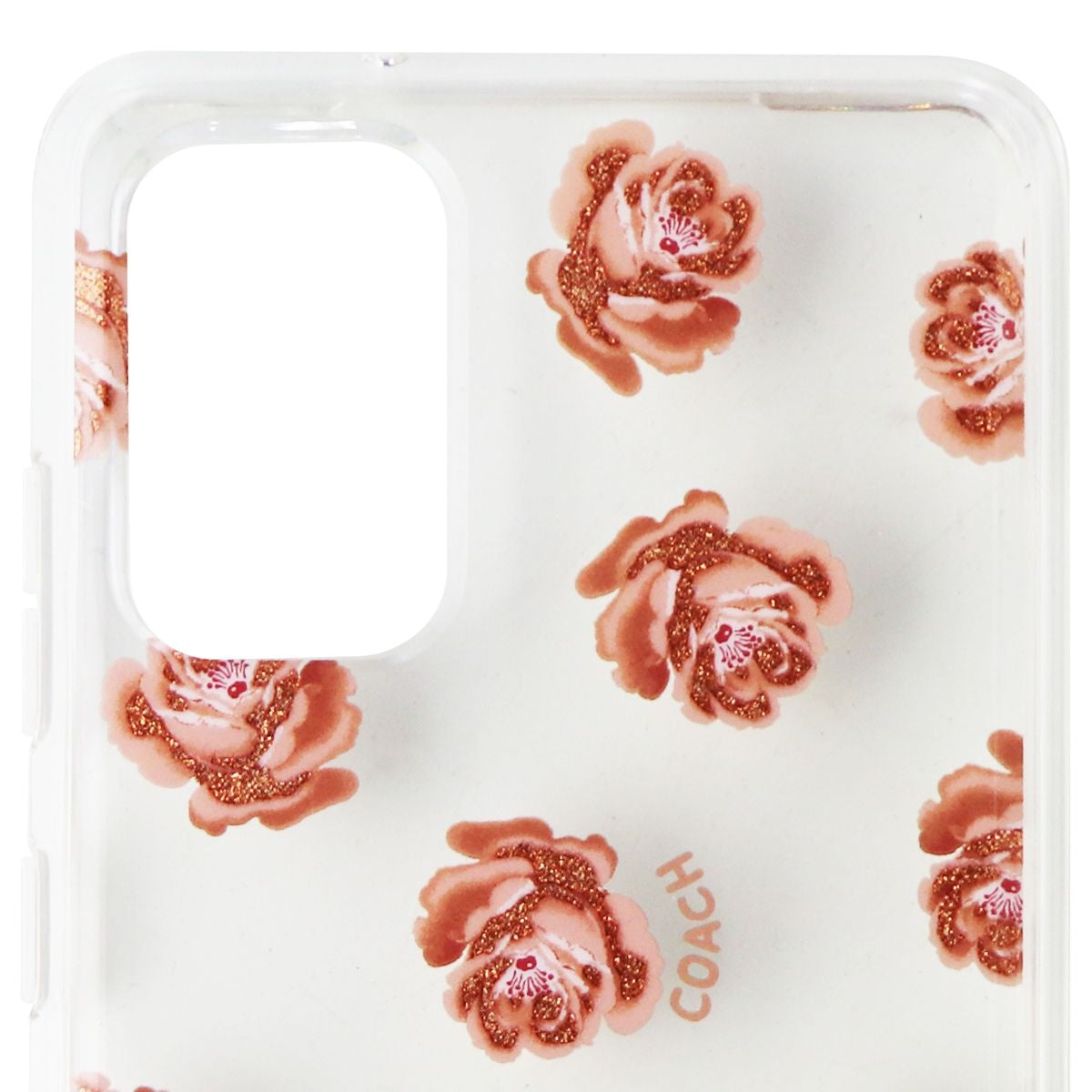 Coach Protective Case for Samsung Galaxy (S20+) - Dreamy Peony/Clear/Flowers Cell Phone - Cases, Covers & Skins Coach - Simple Cell Bulk Wholesale Pricing - USA Seller