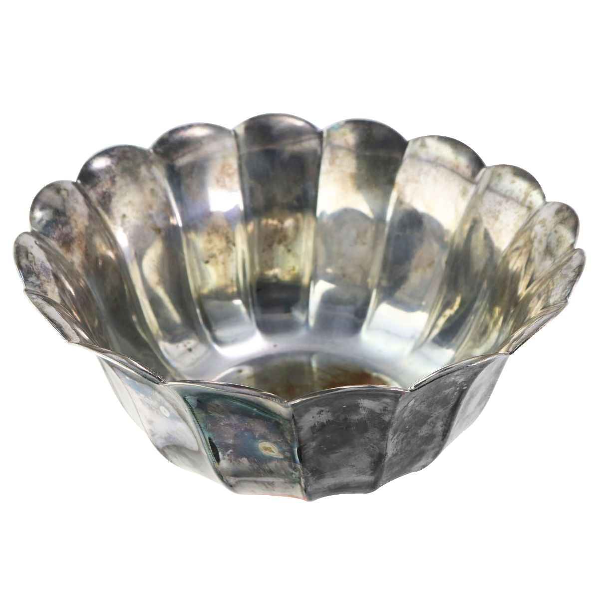 De Uberti Silver Plate Scallop Edge 8-inch Bowl - Silver Home Improvement - Other Home Improvement De Uberti - Simple Cell Bulk Wholesale Pricing - USA Seller