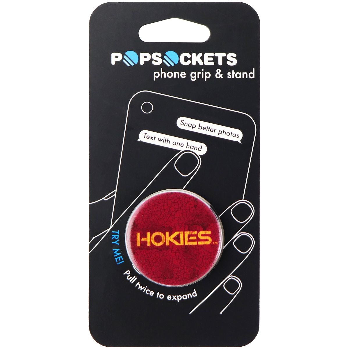 PopSockets Collapsible Grip & Stand for Phones/Tablets - Virginia Tech Heritage Cell Phone - Mounts & Holders PopSockets - Simple Cell Bulk Wholesale Pricing - USA Seller