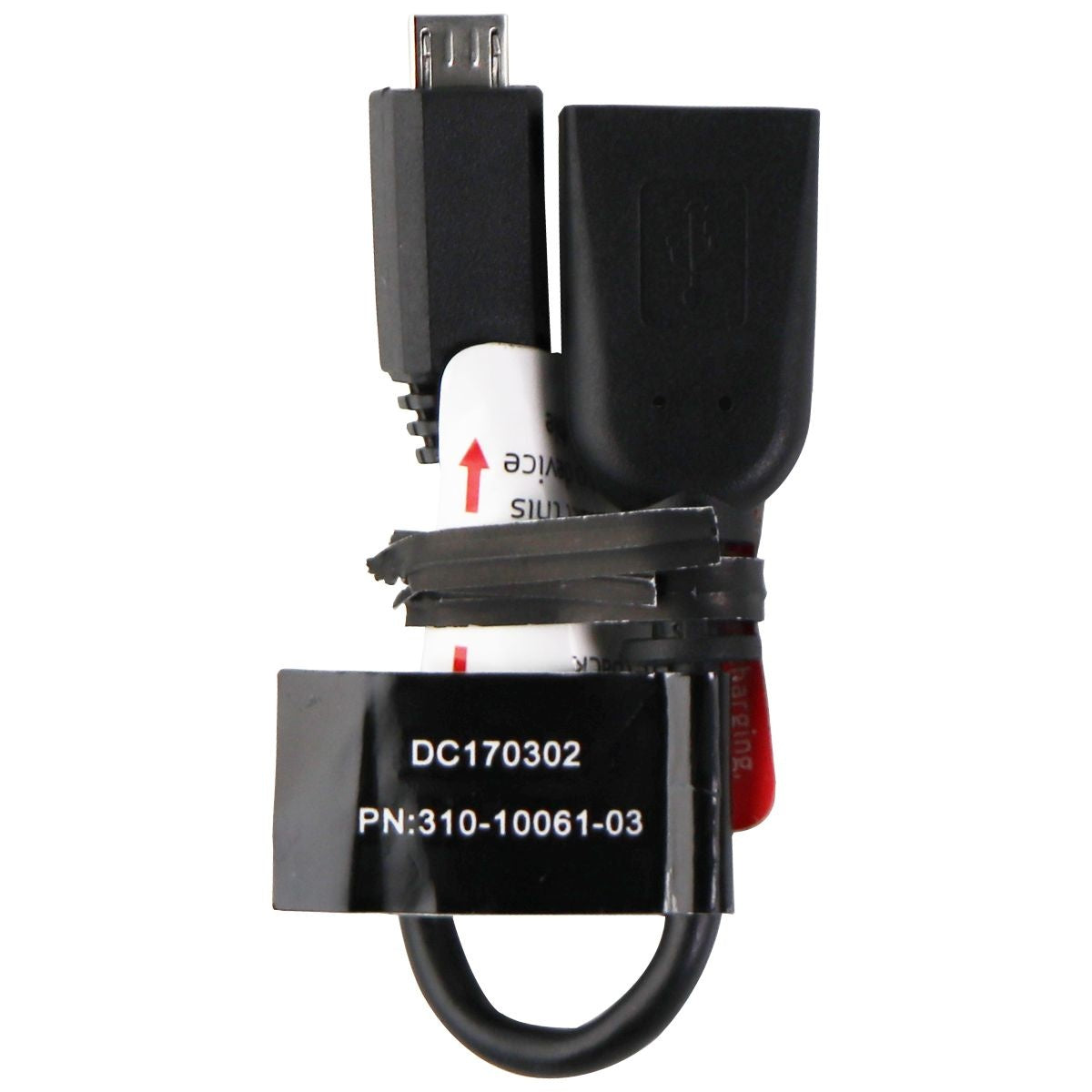 NetGear 5-inch Micro-USB to USB 2.0 Female Charge/Connector Cable - Black Cell Phone - Cables & Adapters Netgear - Simple Cell Bulk Wholesale Pricing - USA Seller