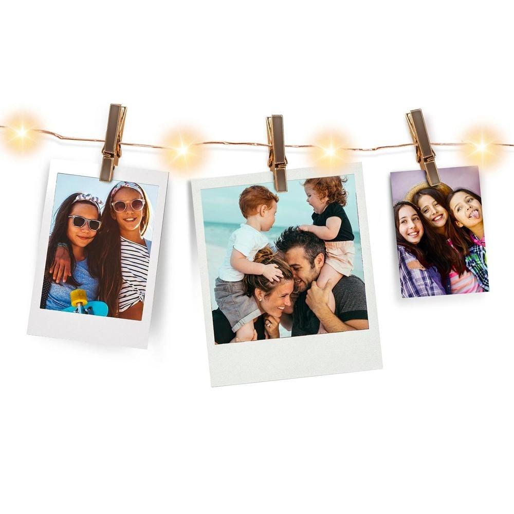 Merkury Innovations Mini LED Clip String Lights - 16 Moveable Clips - Rose Gold Lamps, Lighting & Ceiling Fans - Lighting Parts & Accessories Merkury Innovations - Simple Cell Bulk Wholesale Pricing - USA Seller