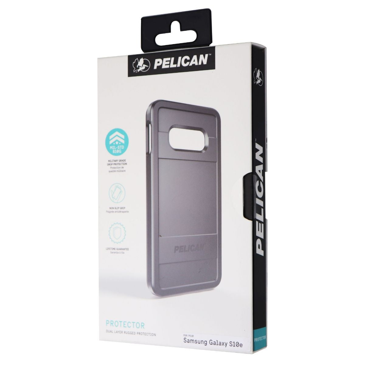 Pelican Protector Series Hard Case for Samsung Galaxy S10e - Black/Gray Cell Phone - Cases, Covers & Skins Pelican - Simple Cell Bulk Wholesale Pricing - USA Seller
