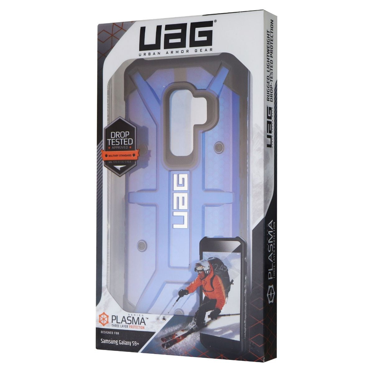UAG Plasma Series Case for Samsung Galaxy S9+ (Plus) - Cobalt Blue/Black Cell Phone - Cases, Covers & Skins Urban Armor Gear - Simple Cell Bulk Wholesale Pricing - USA Seller