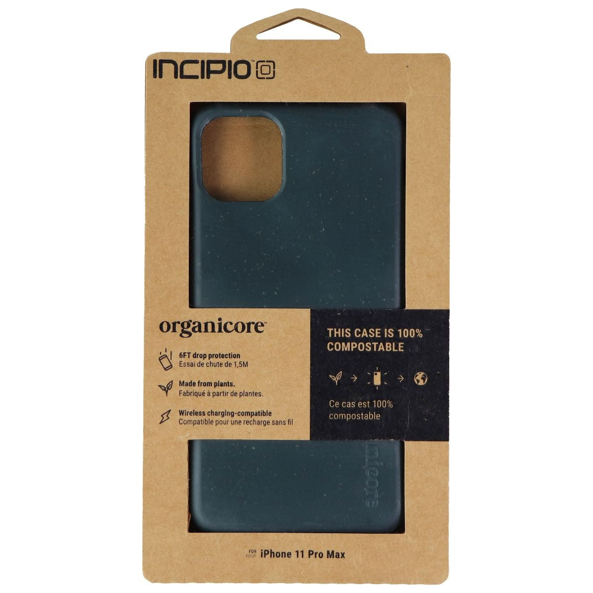 Incipio Organicore Slim Case for Apple iPhone 11 Pro Max - Deep Pine Green Cell Phone - Cases, Covers & Skins Incipio - Simple Cell Bulk Wholesale Pricing - USA Seller