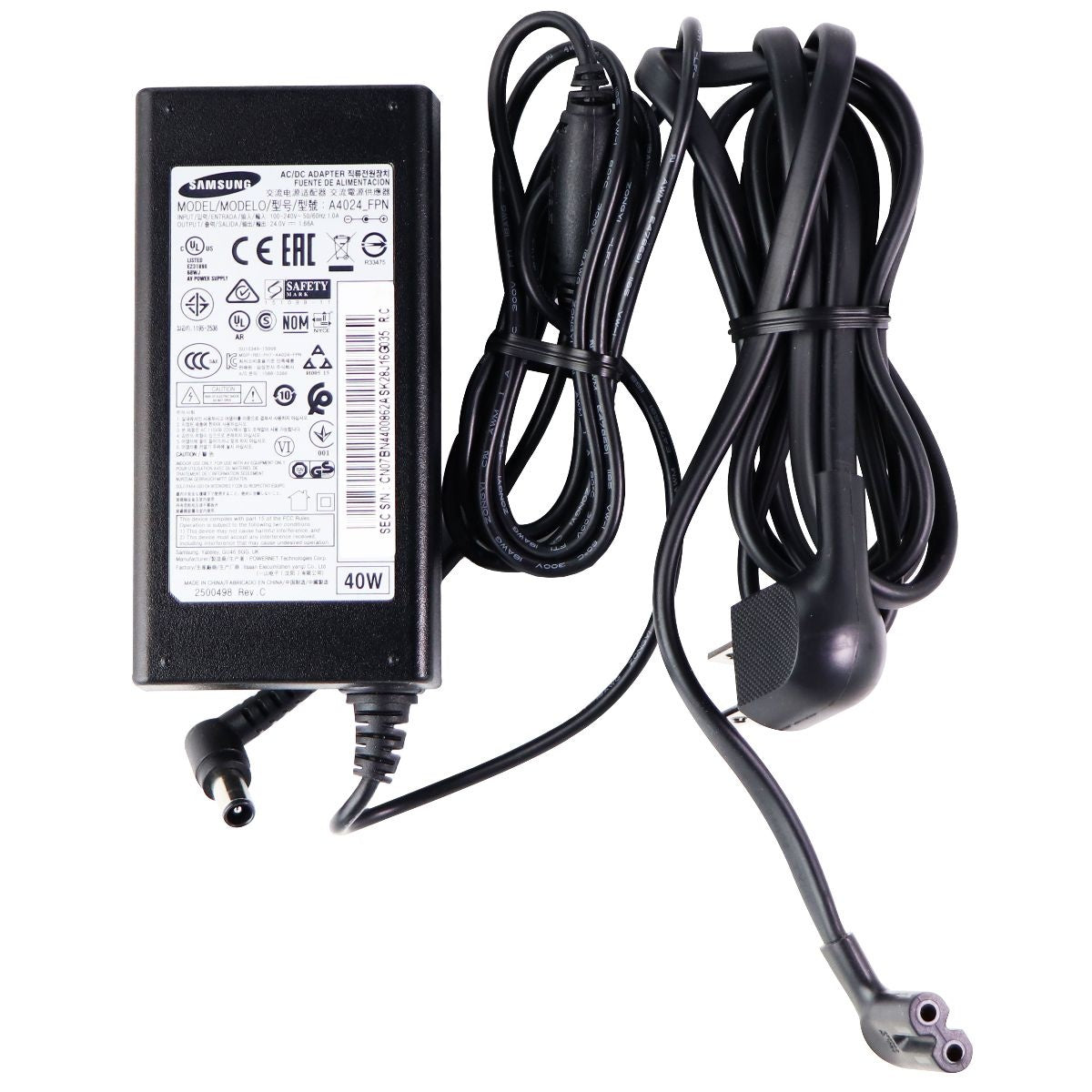 OEM Samsung (A4024) FPN 24v Adapter & Power Lead for Soundbar Multipurpose Batteries & Power - Multipurpose AC to DC Adapters Samsung - Simple Cell Bulk Wholesale Pricing - USA Seller