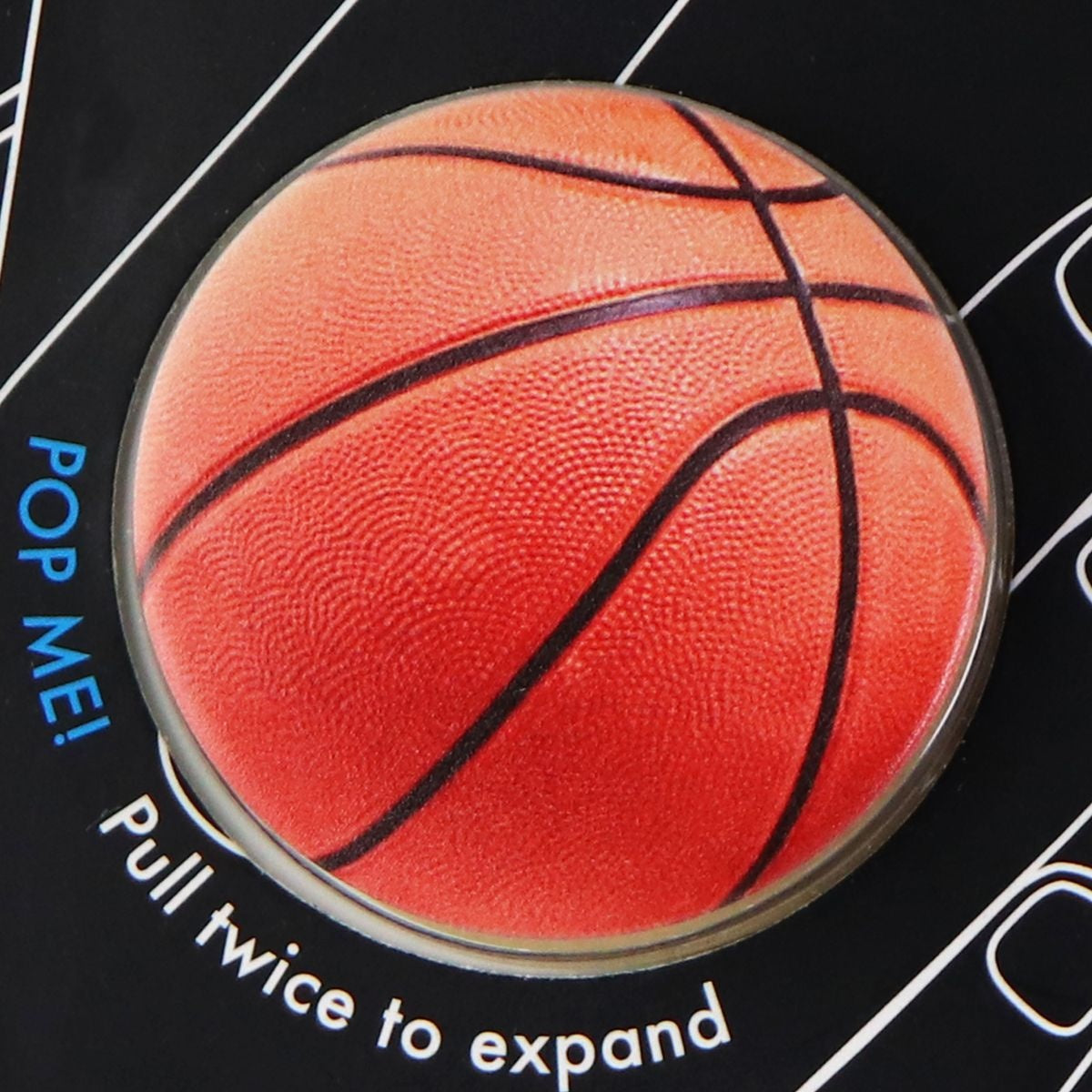PopSockets Collapsible Grip & Stand for Phones and Tablets - Basketball Cell Phone - Mounts & Holders PopSockets - Simple Cell Bulk Wholesale Pricing - USA Seller
