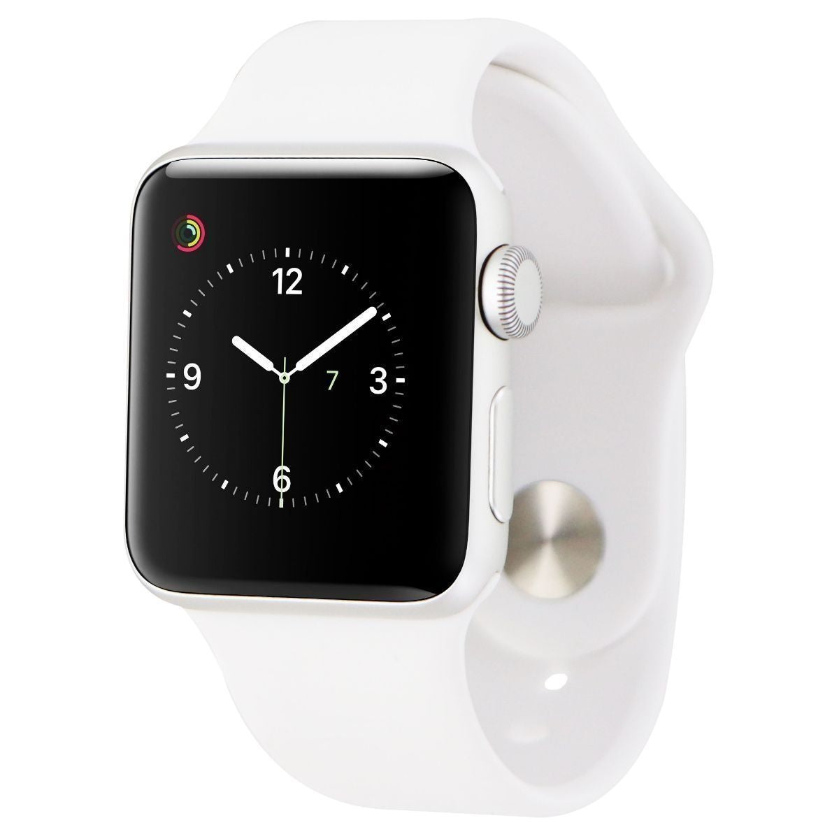 Apple Watch Sport Smartwatch (38mm) A1553 Silver Aluminum/White Sport Band Smart Watches Apple - Simple Cell Bulk Wholesale Pricing - USA Seller