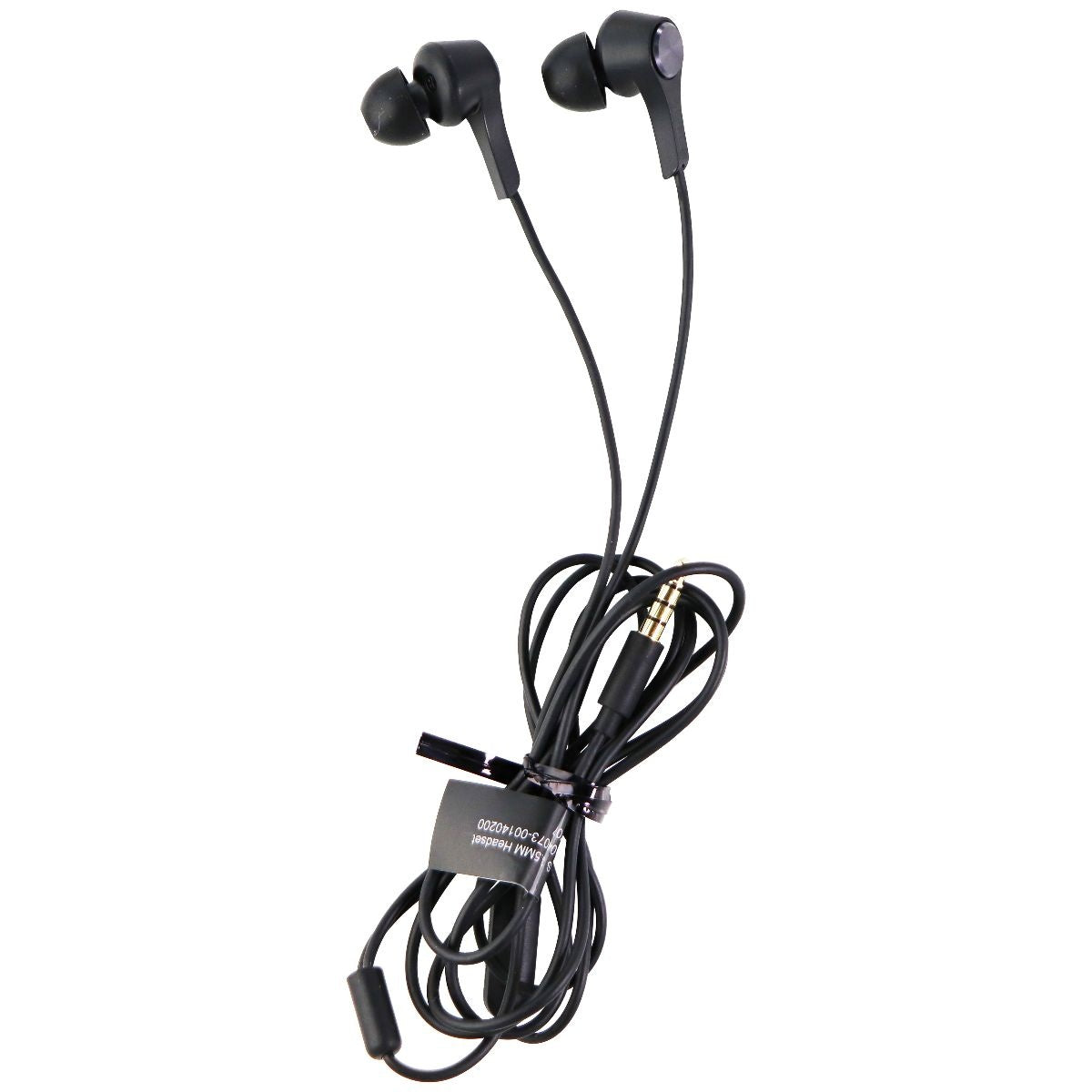 ASUS 3.5mm Wired Earbud Headphones with In-line Mic - Black (DC1703) Portable Audio - Headphones ASUS - Simple Cell Bulk Wholesale Pricing - USA Seller