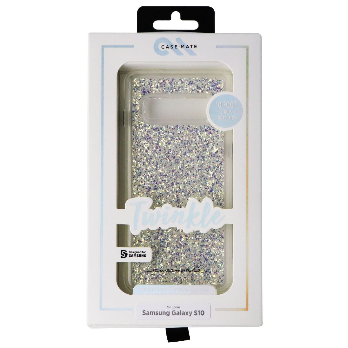 Case-Mate Twinkle Case for Samsung Galaxy S10 - Stardust (Clear/Iridescent) Cell Phone - Cases, Covers & Skins Case-Mate - Simple Cell Bulk Wholesale Pricing - USA Seller