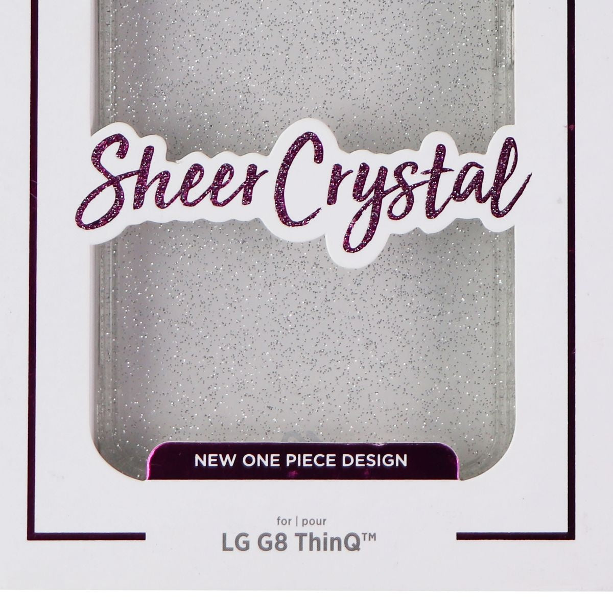 Case-Mate Sheer Crystal Case for LG G8 ThinQ - Silver Glitter/Clear Cell Phone - Cases, Covers & Skins Case-Mate - Simple Cell Bulk Wholesale Pricing - USA Seller