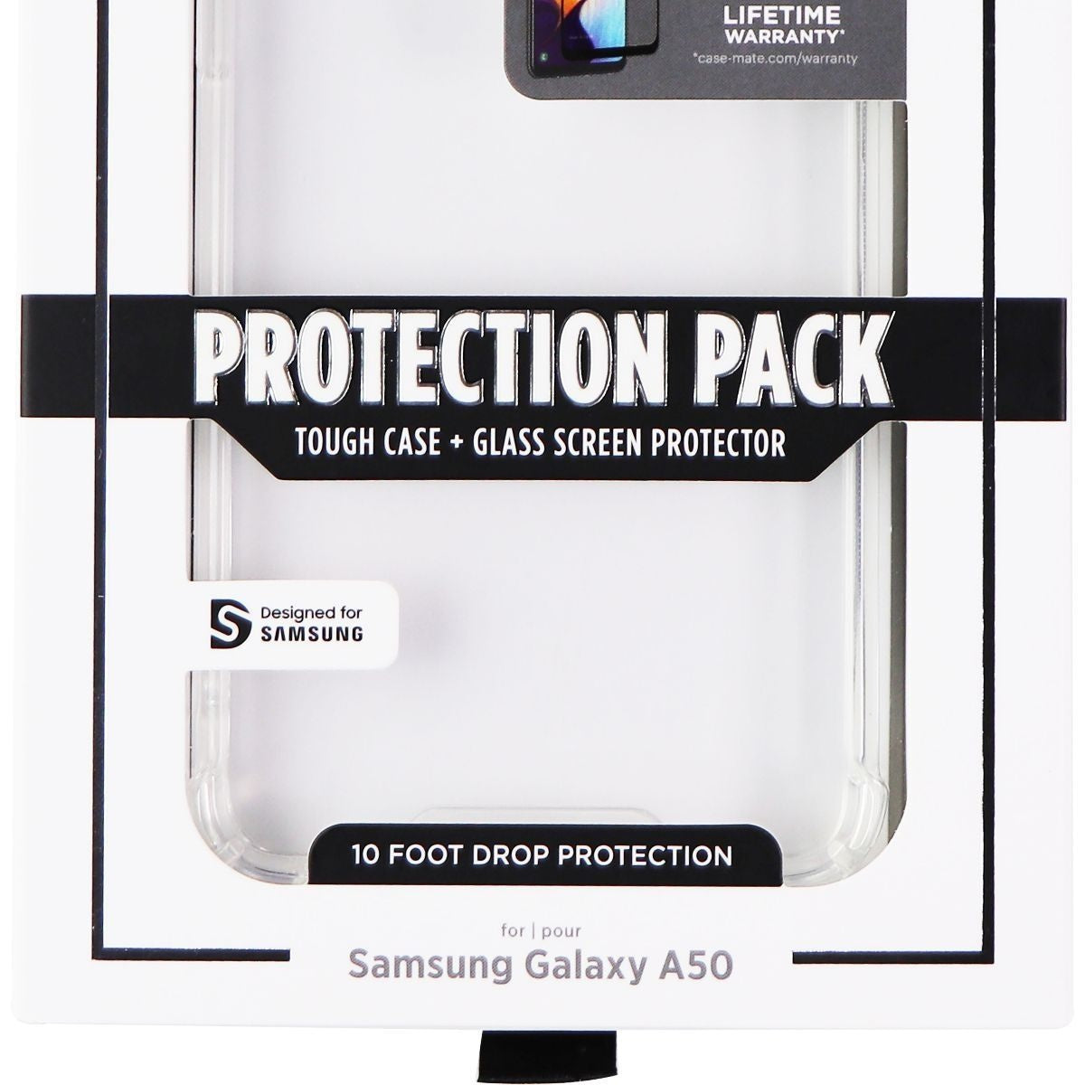 Case-Mate Hard Case + Screen Protector Combo for Samsung Galaxy A50 - Clear Cell Phone - Cases, Covers & Skins Case-Mate - Simple Cell Bulk Wholesale Pricing - USA Seller