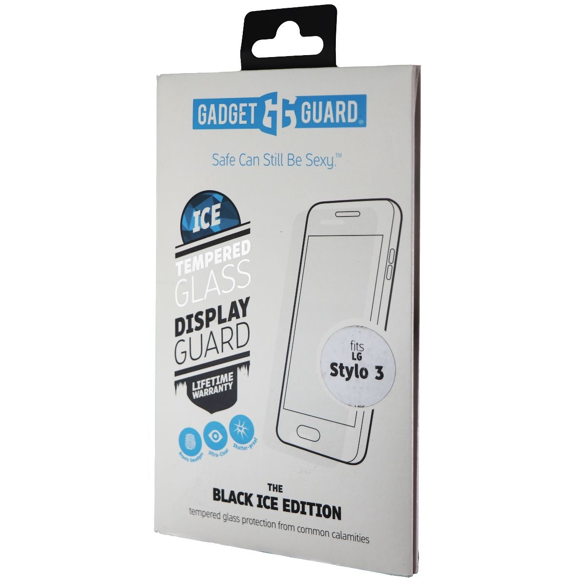 Gadget Guard Black Ice Tempered Glass Screen Protector for LG Stylo 3 - Clear Cell Phone - Screen Protectors Gadget Guard - Simple Cell Bulk Wholesale Pricing - USA Seller