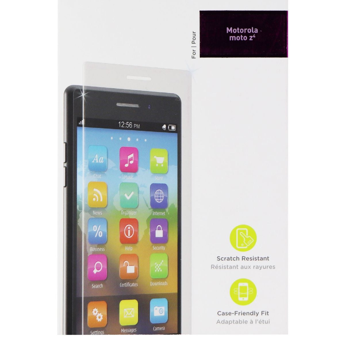 PureGear High-Definition Tempered Glass Screen for Motorola Moto Z4 - Clear Cell Phone - Screen Protectors PureGear - Simple Cell Bulk Wholesale Pricing - USA Seller