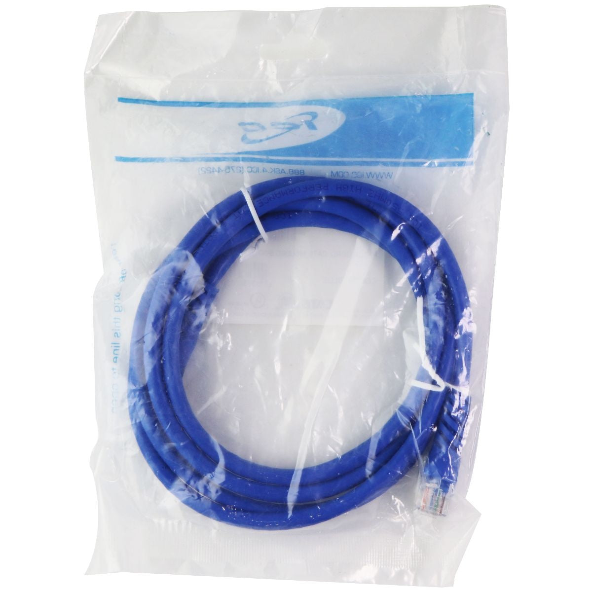ICC (5-Foot) Ethernet Patch Cord, CAT 6 Molded Boot Cable - Blue (ICPCSK05BL) Ethernet Cables (RJ-45, 8P8C) ICC - Simple Cell Bulk Wholesale Pricing - USA Seller