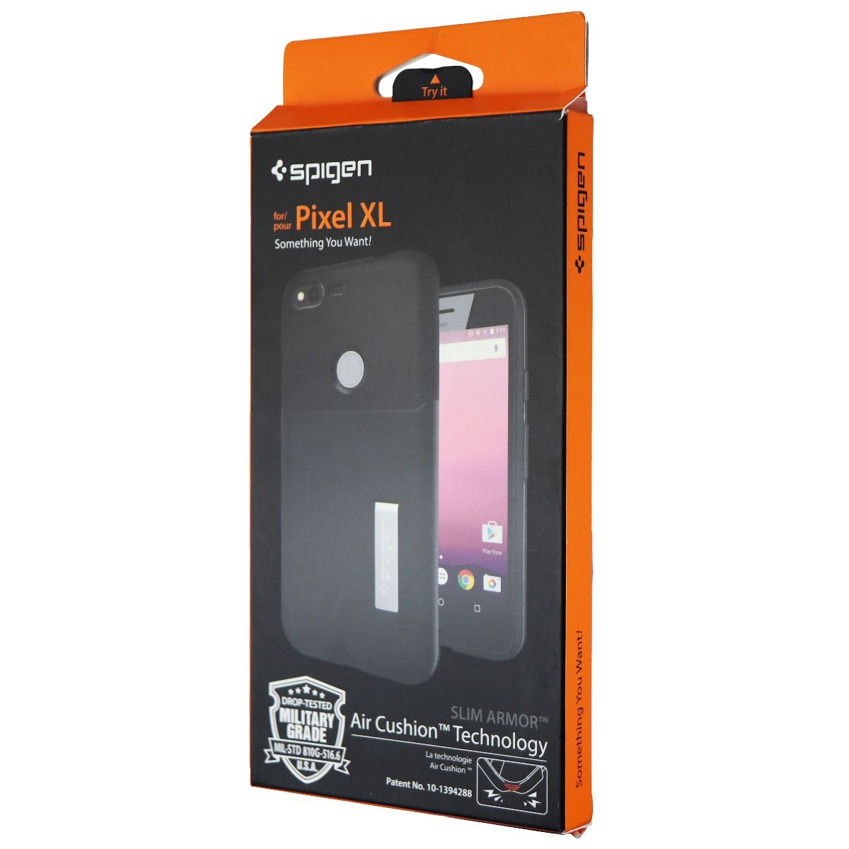 Spigen Slim Armor Series Dual Layer Case for Google Pixel XL (1st Gen) - Black Cell Phone - Cases, Covers & Skins Spigen - Simple Cell Bulk Wholesale Pricing - USA Seller