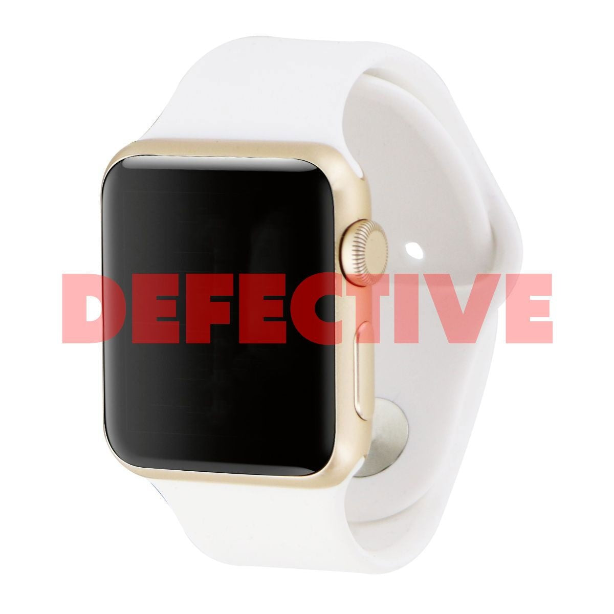 Apple Watch Sport Smartwatch (38mm) A1553 Gold Aluminum/White Sport Band Smart Watches Apple - Simple Cell Bulk Wholesale Pricing - USA Seller