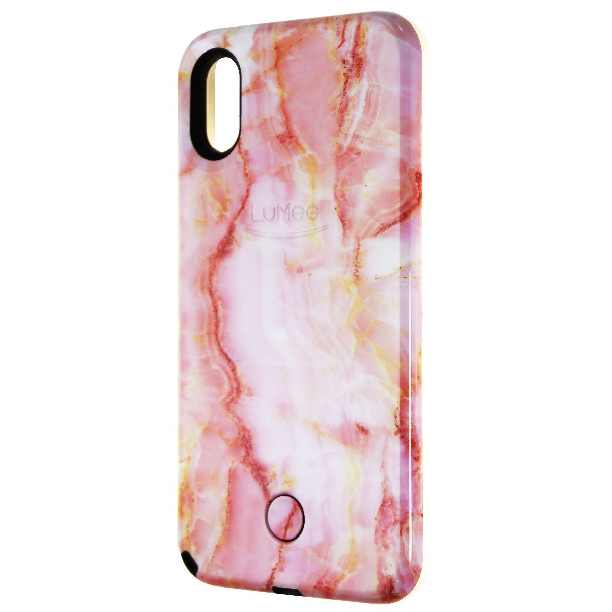 LuMee Selfie Instafame Lighted Case for Apple iPhone Xs / X - Pink Quartz Cell Phone - Cases, Covers & Skins LuMee - Simple Cell Bulk Wholesale Pricing - USA Seller