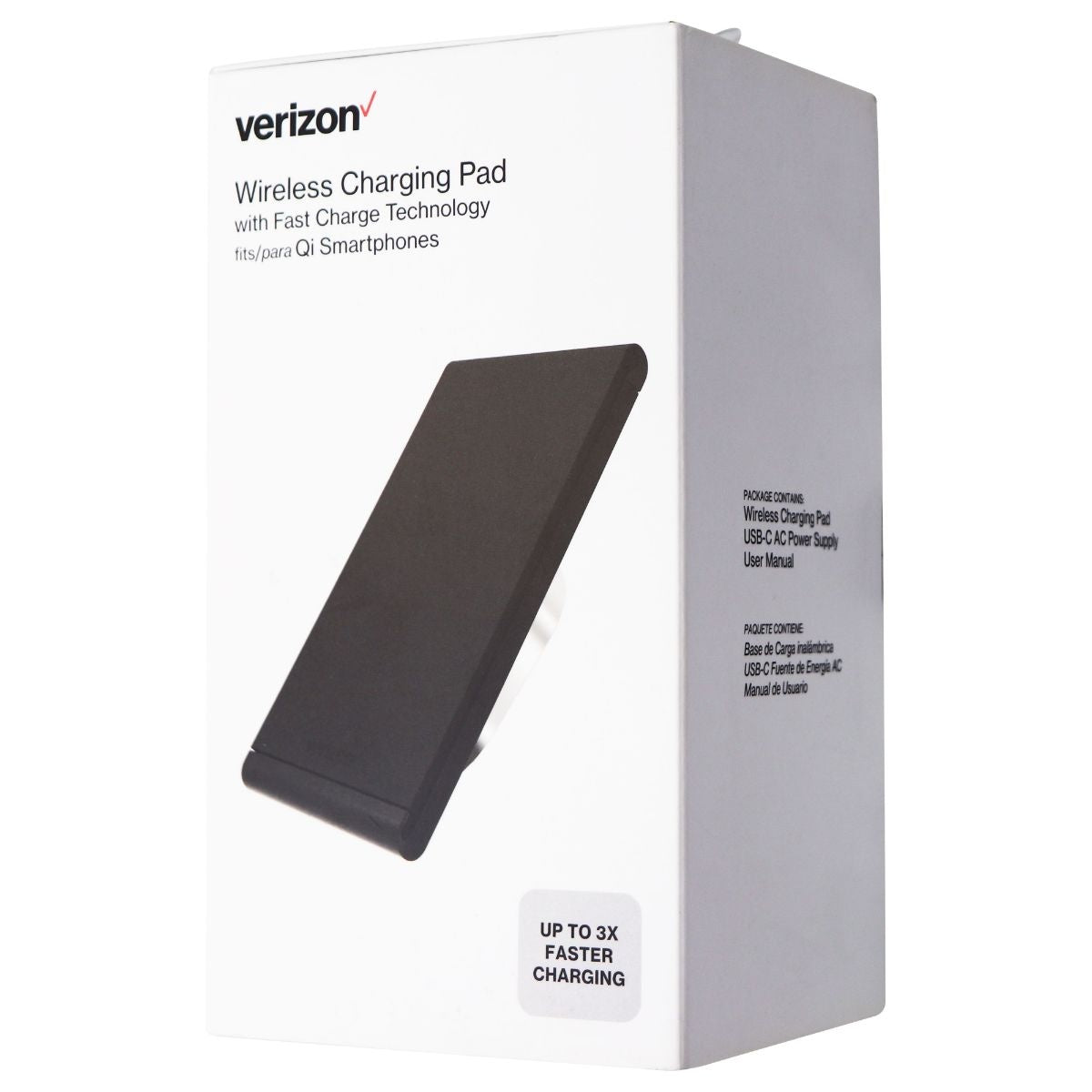 Verizon Wireless Charging Pad w/ Fast Charge Technology - Black Cell Phone - Chargers & Cradles Verizon - Simple Cell Bulk Wholesale Pricing - USA Seller