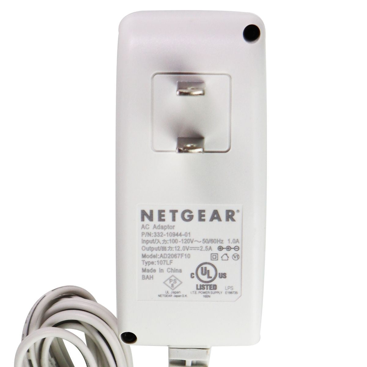 NetGear (12V/2.5A) AC Adapter Power Supply Wall Charger - White (AD2067F10) Multipurpose Batteries & Power - Multipurpose AC to DC Adapters Netgear - Simple Cell Bulk Wholesale Pricing - USA Seller