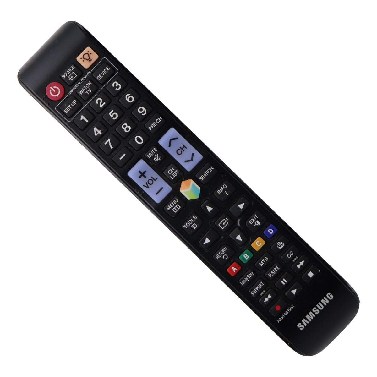 Samsung Remote Control (AA59-00559A) for Select Samsung Smart TVs - Black TV, Video & Audio Accessories - Remote Controls Samsung - Simple Cell Bulk Wholesale Pricing - USA Seller
