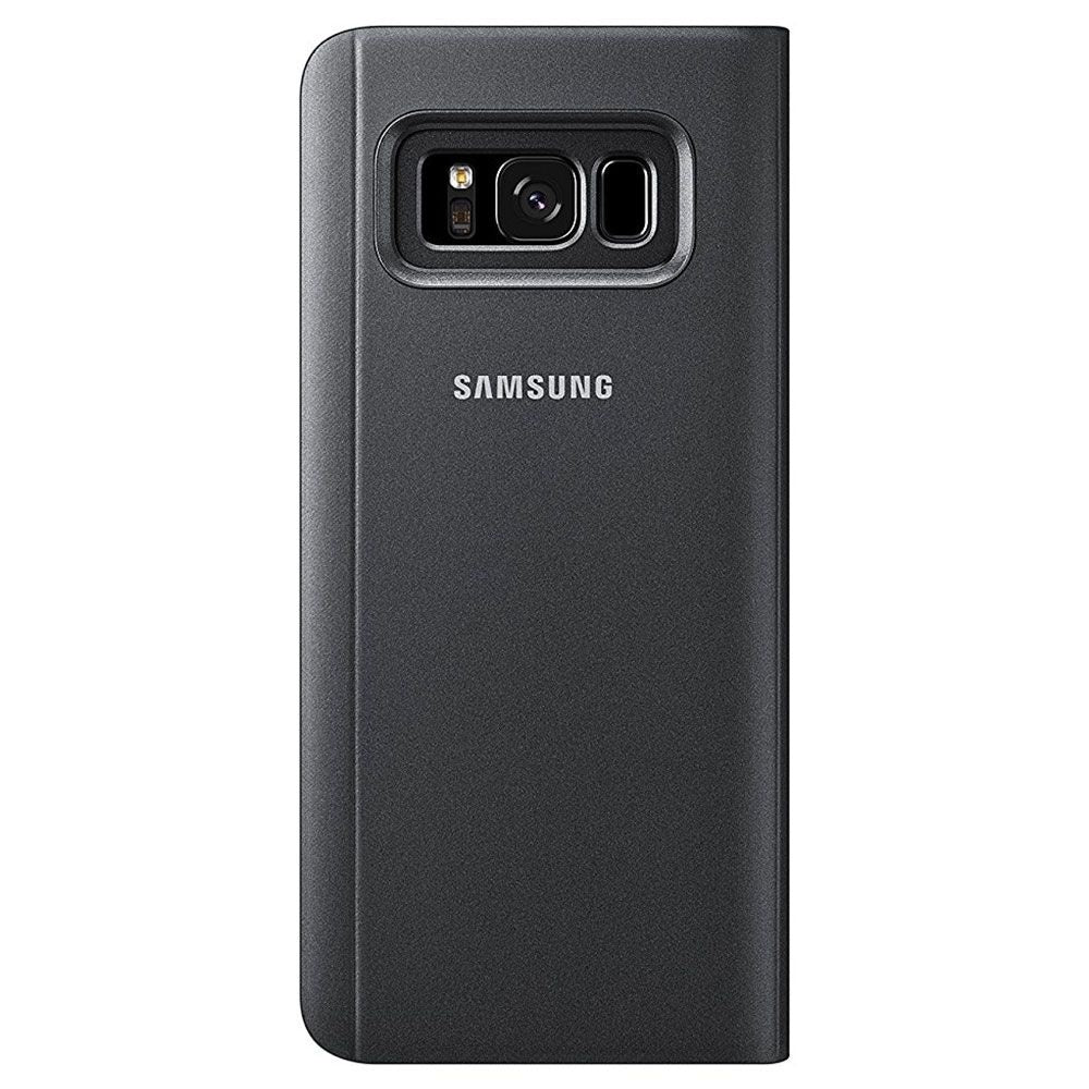 Samsung S-View Flip Cover Series Hard Folio Case for Galaxy S8 - Black Cell Phone - Cases, Covers & Skins Samsung - Simple Cell Bulk Wholesale Pricing - USA Seller