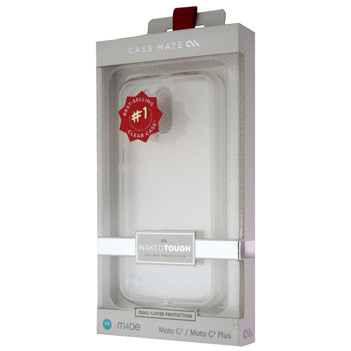 Case-Mate Naked Tough Cover Case for Motorola Moto G4/G4 Plus - Clear Cell Phone - Cases, Covers & Skins Case-Mate - Simple Cell Bulk Wholesale Pricing - USA Seller