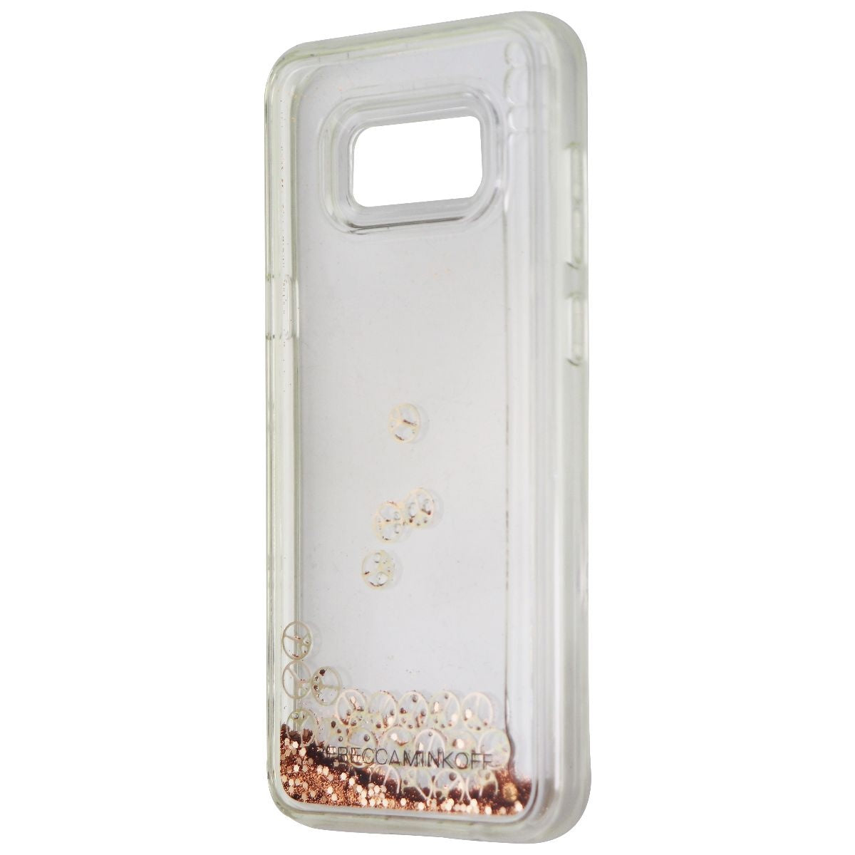 Rebecca MinkOff Glitterfall Case for Samsung Galaxy (S8+) - Rose Gold Peace Sign Cell Phone - Cases, Covers & Skins Rebecca Minkoff - Simple Cell Bulk Wholesale Pricing - USA Seller