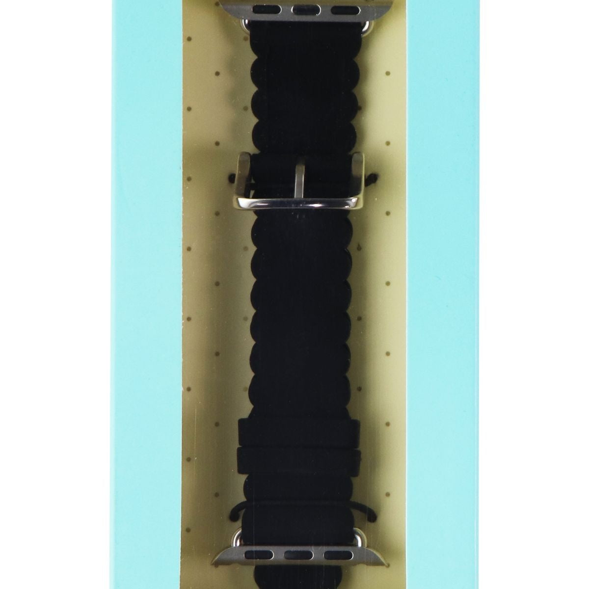 Kate Spade New York 38mm Silicone Strap for Apple Watch 38 & 40mm Cases - Black Smart Watch Accessories - Watch Bands Kate Spade - Simple Cell Bulk Wholesale Pricing - USA Seller