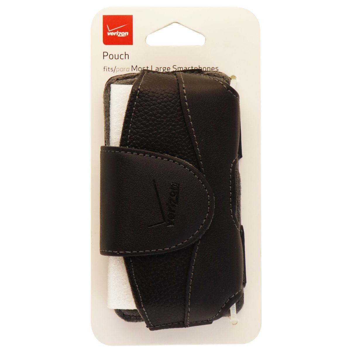 Verizon Universal Leather Pouch with Rotating Clip - Black (UNIPDASDPCH2) Cell Phone - Cases, Covers & Skins Verizon - Simple Cell Bulk Wholesale Pricing - USA Seller