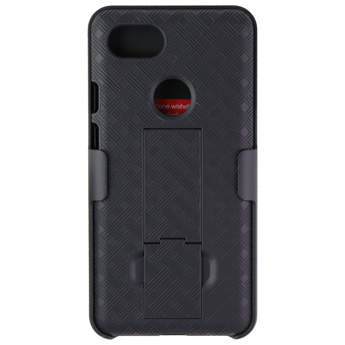 Verizon Hardshell Case and Holster for Google Pixel 3 XL - Black Cell Phone - Cases, Covers & Skins Verizon - Simple Cell Bulk Wholesale Pricing - USA Seller
