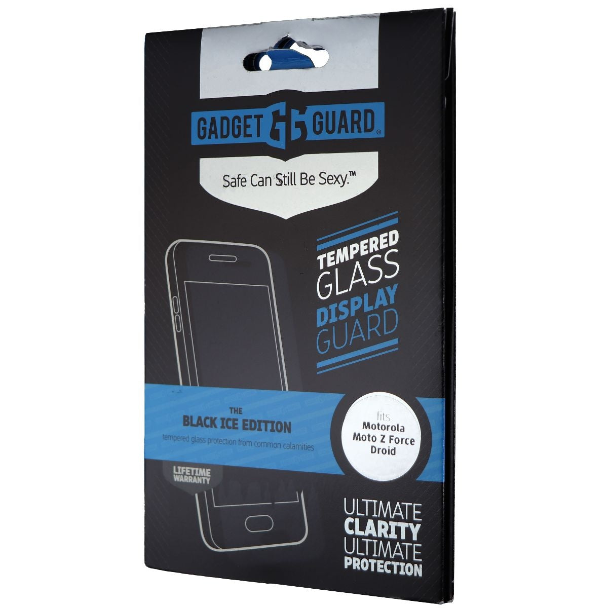 Gadget Guard Black Ice Tempered Glass Screen Protector for Moto Z Force - Clear Cell Phone - Screen Protectors Gadget Guard - Simple Cell Bulk Wholesale Pricing - USA Seller