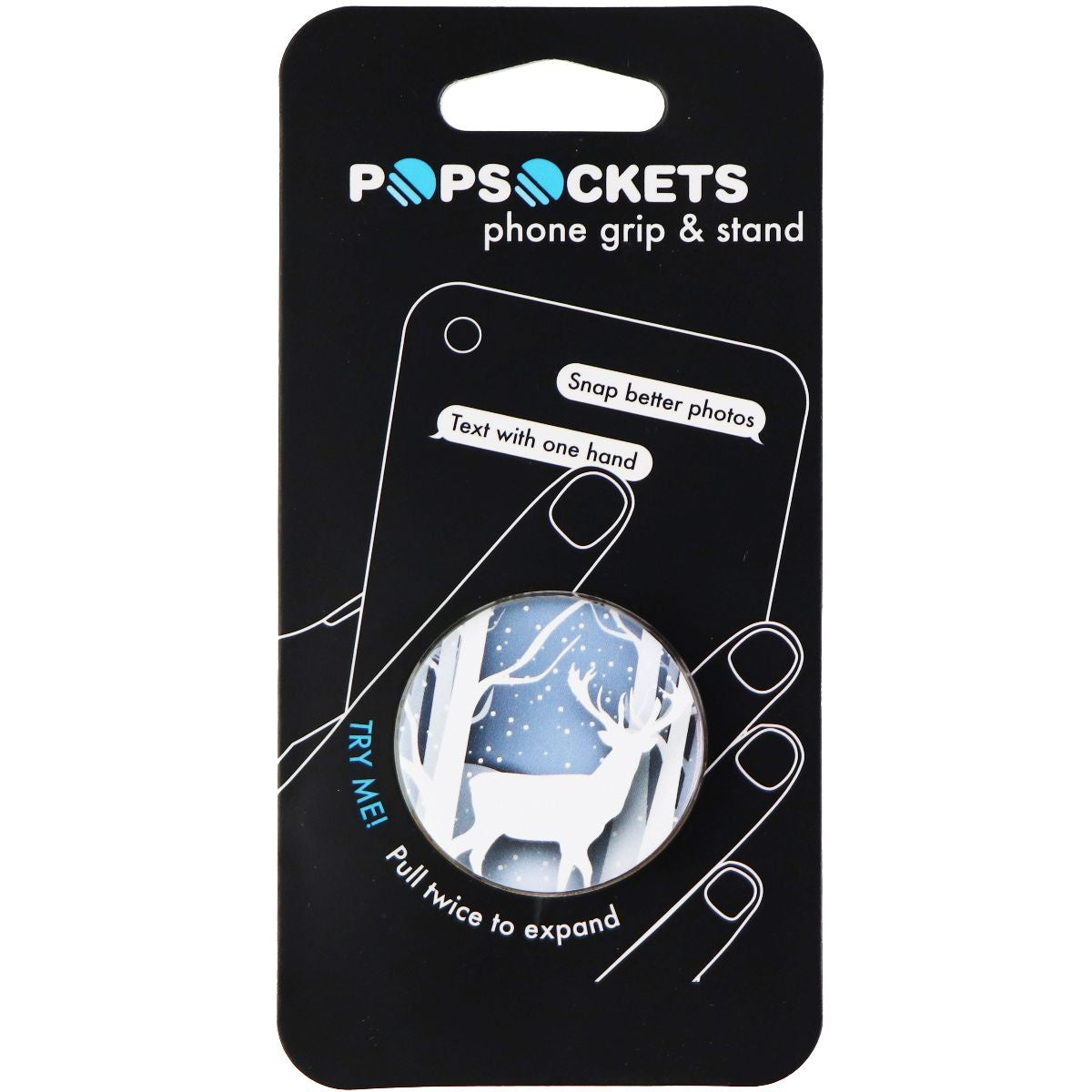 Popsockets Phone Grip & Stand for Smartphones - Paper Deer Cell Phone - Mounts & Holders PopSockets - Simple Cell Bulk Wholesale Pricing - USA Seller
