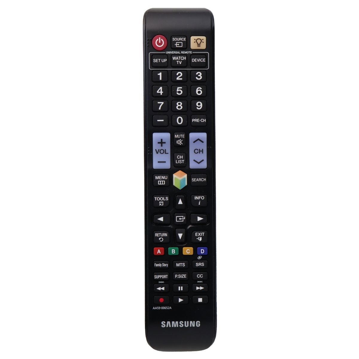 Samsung Remote Control (AA59-00652) for Select Samsung TVs - Black TV, Video & Audio Accessories - Remote Controls Samsung - Simple Cell Bulk Wholesale Pricing - USA Seller