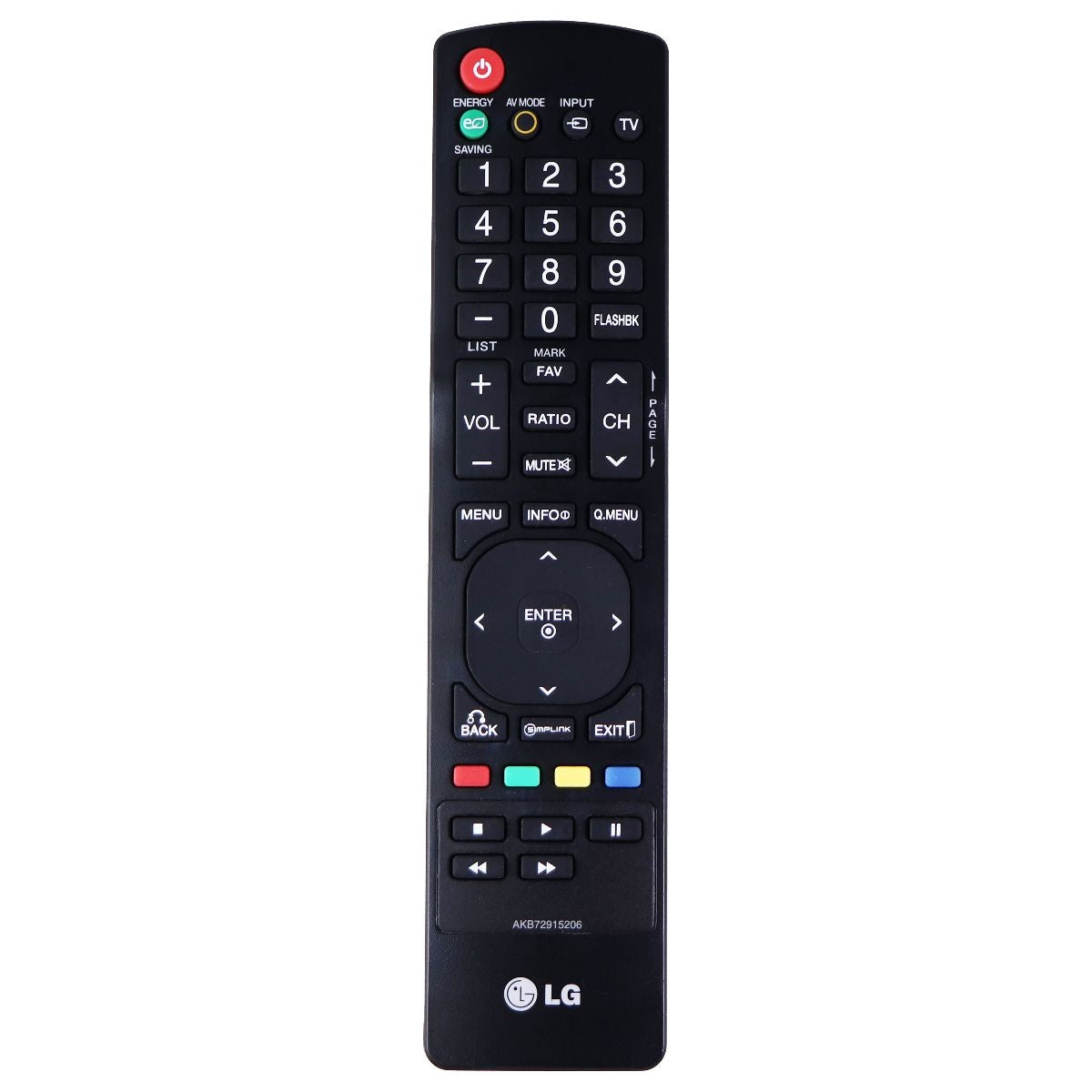 LG Remote Control (AKB72915206) for Select LG TVs - Black TV, Video & Audio Accessories - Remote Controls LG - Simple Cell Bulk Wholesale Pricing - USA Seller