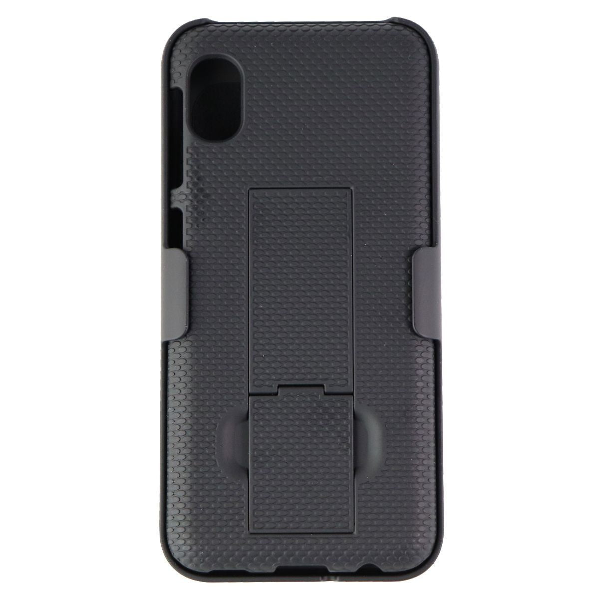 Verizon OEM Shell Holster Combo Case w/ Clip for Samsung Galaxy A10e - Black Cell Phone - Cases, Covers & Skins Verizon - Simple Cell Bulk Wholesale Pricing - USA Seller