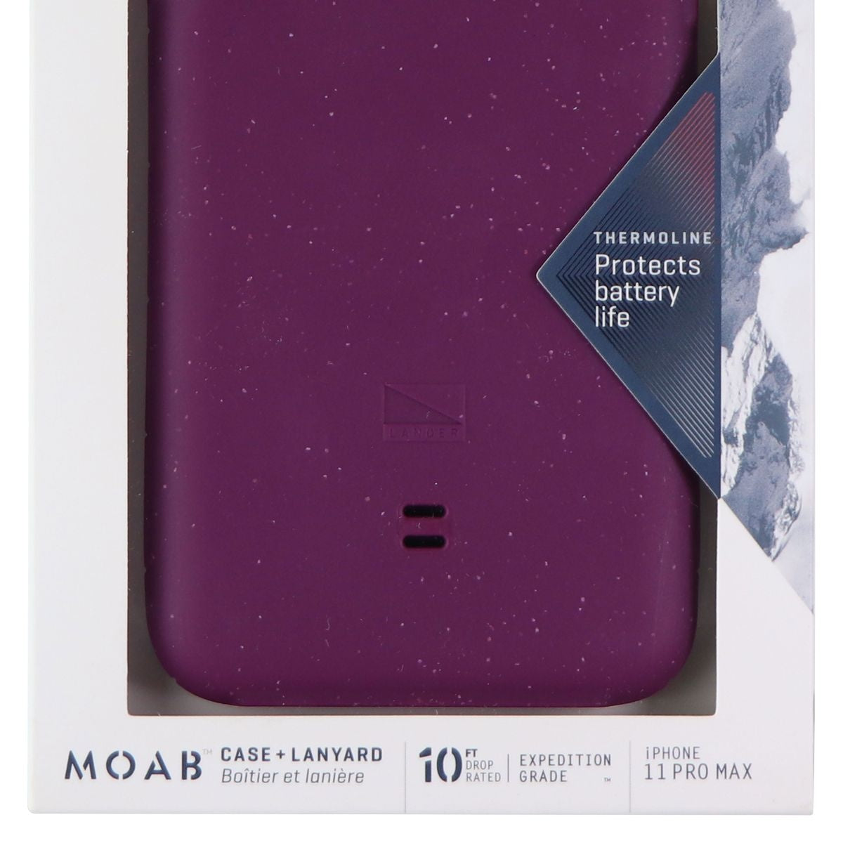 Lander Moab Rugged Outdoor Series Case for Apple iPhone 11 Pro Max - Berry Cell Phone - Cases, Covers & Skins Lander - Simple Cell Bulk Wholesale Pricing - USA Seller