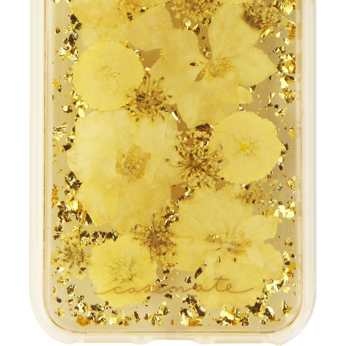 Case-Mate Karat Petals Hard Case for Apple iPhone X - Clear/Gold Flake & Flowers Cell Phone - Cases, Covers & Skins Case-Mate - Simple Cell Bulk Wholesale Pricing - USA Seller
