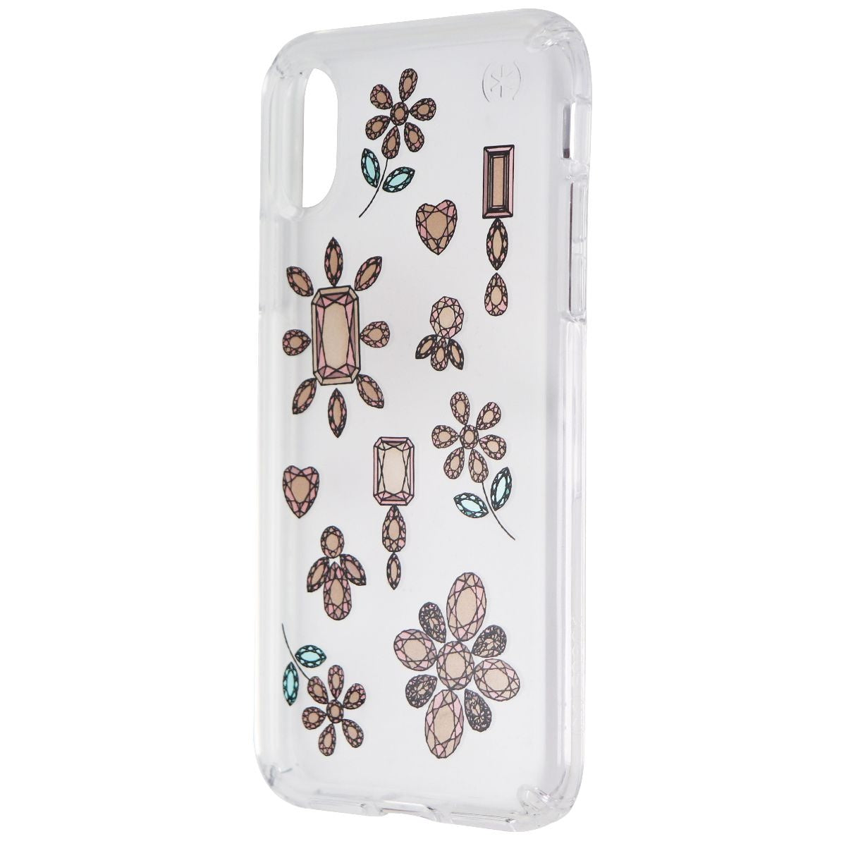 Speck Presidio Clear + Print Case for iPhone Xs/X - Dancing Diamonds/Clear Cell Phone - Cases, Covers & Skins Speck - Simple Cell Bulk Wholesale Pricing - USA Seller