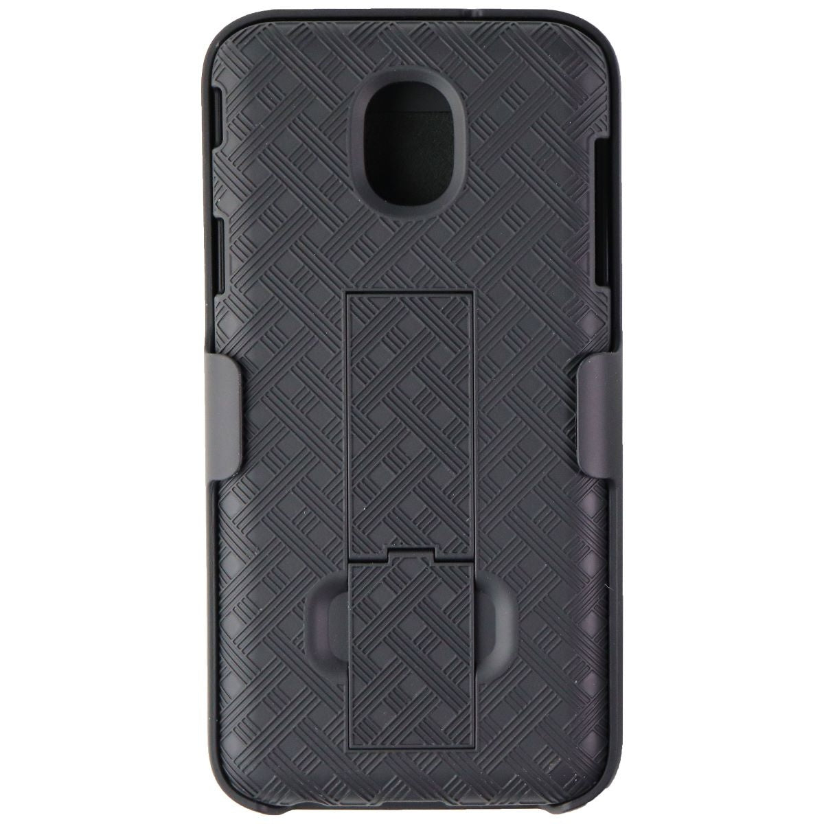 Verizon Shell Case and Holster Combo for Samsung Galaxy J7 V (2nd Gen) - Black Cell Phone - Cases, Covers & Skins Verizon - Simple Cell Bulk Wholesale Pricing - USA Seller