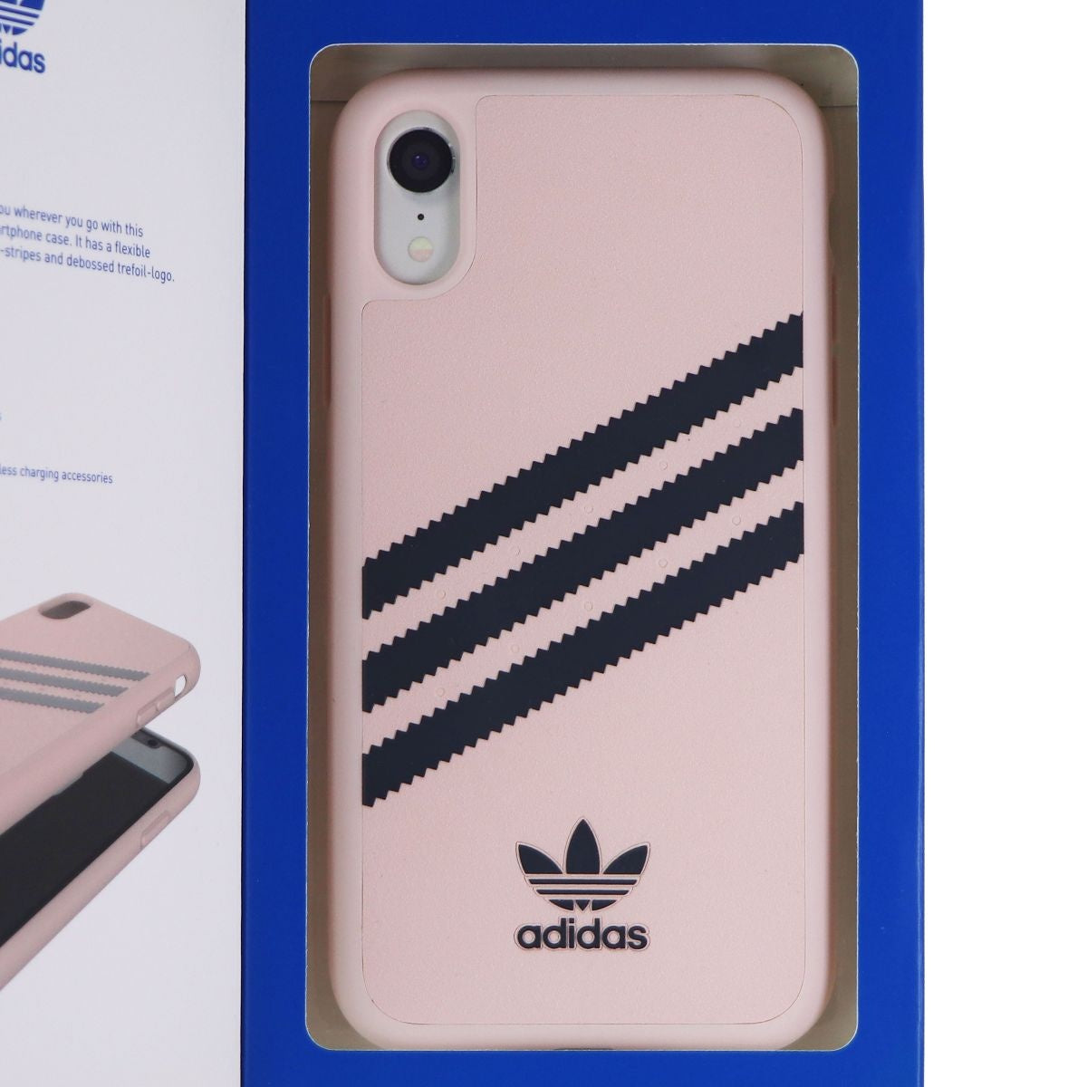 Adidas 3-Stripe Snap Case for Apple iPhone XR - Pink and Gray Cell Phone - Cases, Covers & Skins Adidas - Simple Cell Bulk Wholesale Pricing - USA Seller