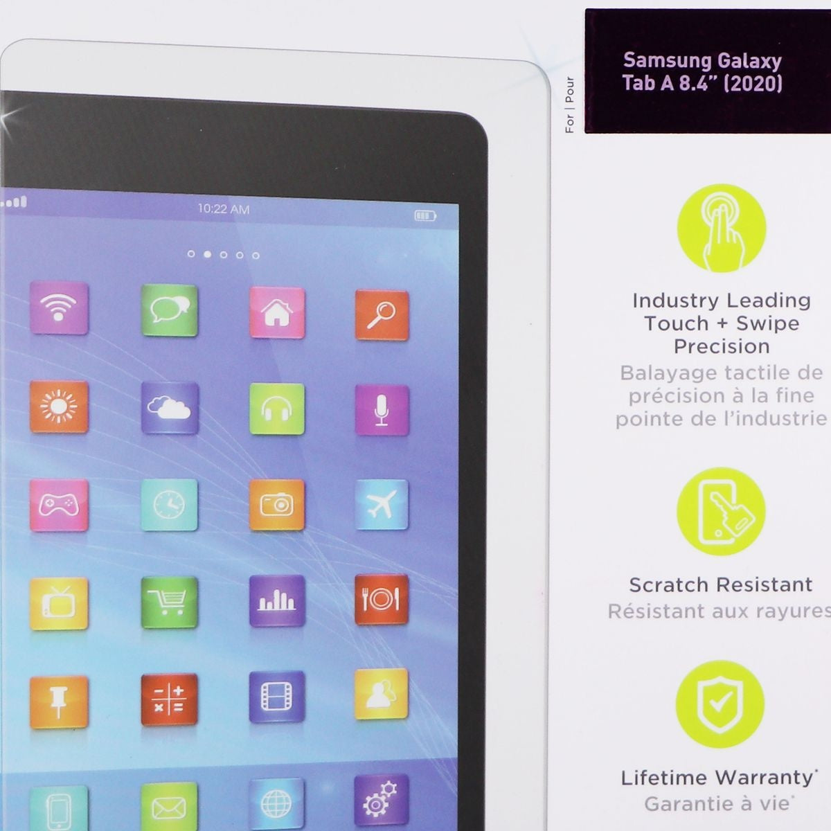 PureGear HD Clear Tempered Glass Screen Protector for Samsung Galaxy Tab A (8.4) iPad/Tablet Accessories - Screen Protectors PureGear - Simple Cell Bulk Wholesale Pricing - USA Seller